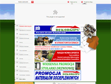 Tablet Screenshot of dekorgips.com.pl